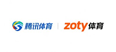 腾讯体育品牌Logo展示，代表zoty体育的互联网行业合作伙伴